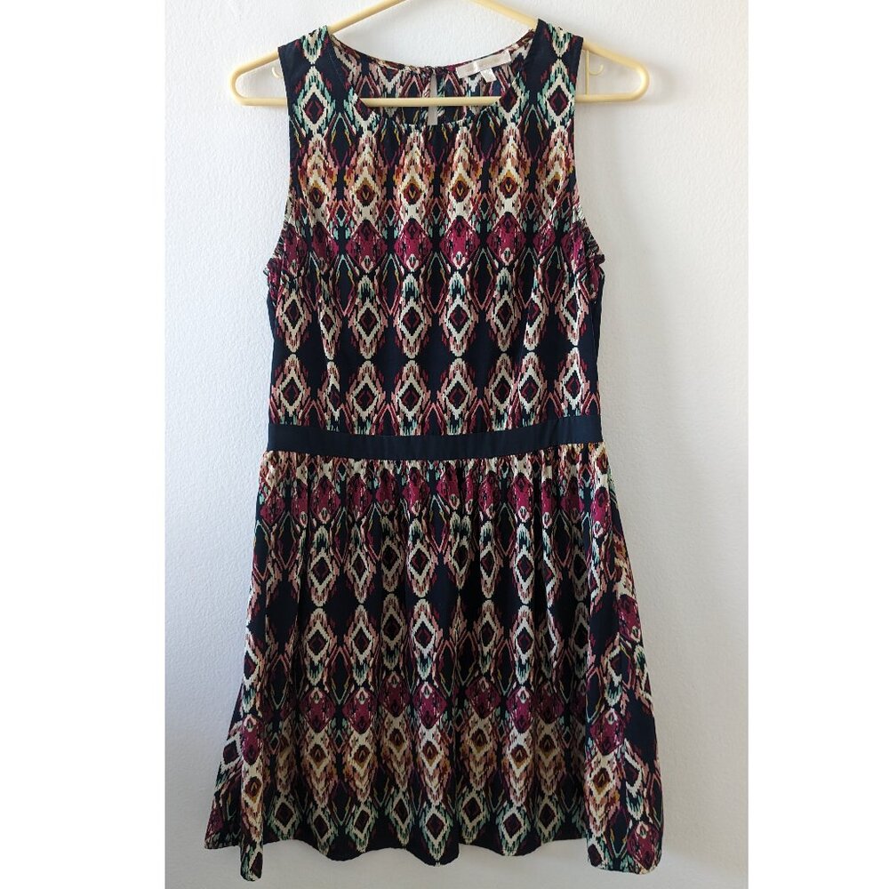 Boho Ikat print dress